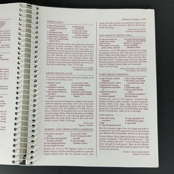 Lets Party Cookbook Beta Sigma Phi International 1996 Spiral Bound - Picture 13 of 16